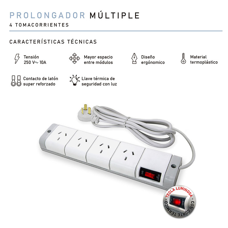 prolongador multiple